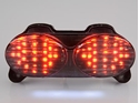 Imaginea Lampa stop moto cu led Kawasaki ZX6 / ZX9 / ZR7 / ZZR (1998-2008) fumuriu 50%